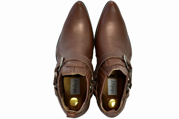 Brązowe Buty Motocyklowe