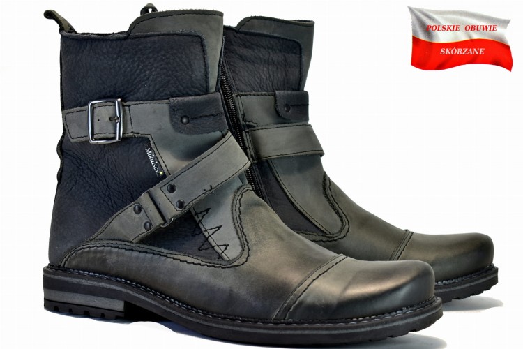 Szare Buty Motocyklowe