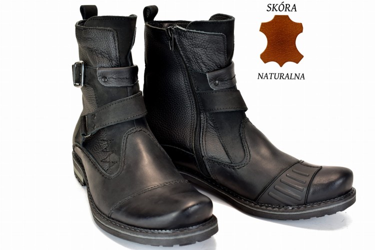 Skórzane Buty Motocyklowe
